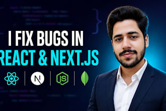 fix bugs in react, nextjs, nodejs, and mern apps