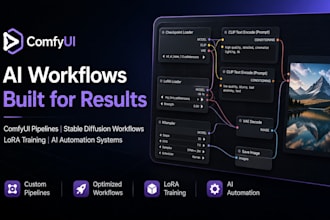 build comfyui pipelines stable diffusion workflows lora training ai automation