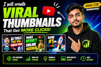 design curiosity thumbnail, unique thumbnail and viral thumbnail for your