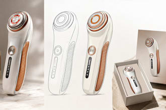 create product illustration, line art for packaging, ecommerce and branding