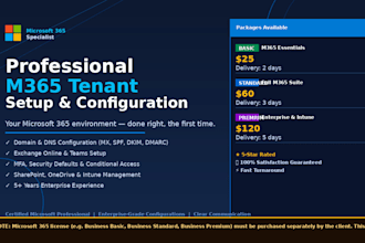 set up and configure your microsoft 365 tenant for your business