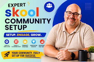 do skool community setup course content, community manager and migration