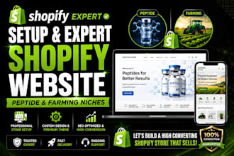 design expert shopify website yoga n8n and farming store