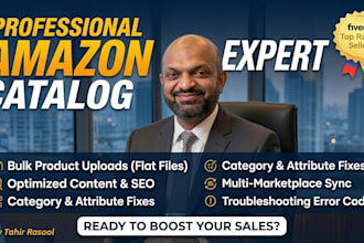 fix amazon listing errors, catalog issues, variations, and brand approval