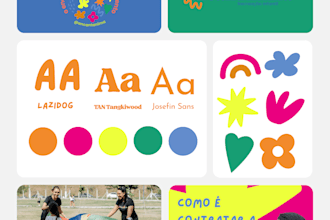design your complete brand identity including logo and visual style