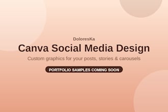 design any custom canva graphics for your brand