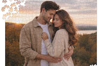create a puzzle slideshow of your images