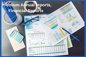 design premium annual reports, financial reports and corporate publications