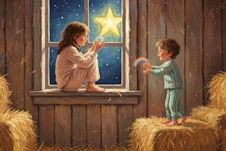 create cute children book illustrations with animals