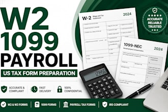 us tax return 1065 w2 1120 schedule c irs forms 1040 1099 payroll stubs 941