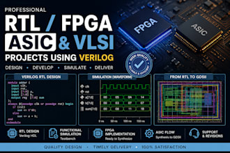 design verilog rtl, fpga, asic and vlsi projects