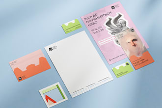 create the new brand identity for business
