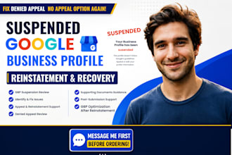 fix suspended google business profile gmb reinstatement fix denied gmb appeals