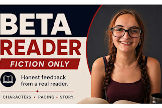 beta read and critique your fiction manuscript