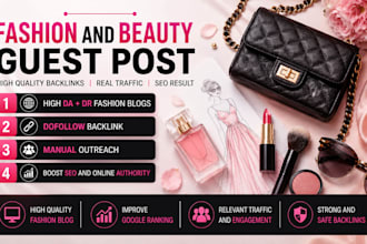 publish fashion and beauty articles on high da fashion blogs