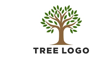 create a beautiful and professional tree logo design