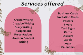 provide services according to your need