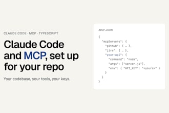set up claude code and mcp servers for your codebase
