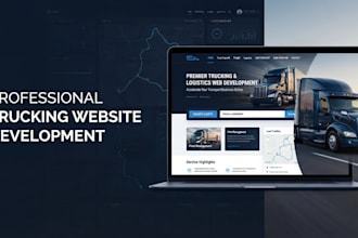 build trucking truck dispatcher logistics and freight website