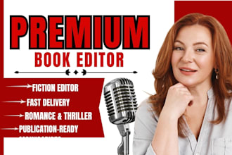be your premium editor for romance thrillers copy and line edit your manuscript