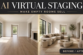do realistic ai virtual staging for real estate photo virtual furniture redesign