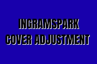 fix your book cover file for ingramspark printing