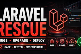 fix, upgrade, migrate and deploy your laravel application