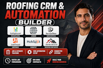 setup ghl jobber servicetitan jobtread hubspot crm automation roofing crm saas