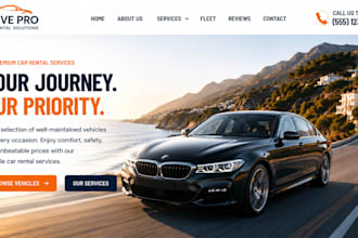 build squarespace car rental website vehicle hiring booking site car hiring site