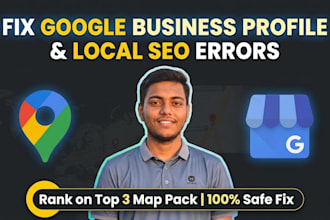 fix google business profile indexing errors and local seo map pack