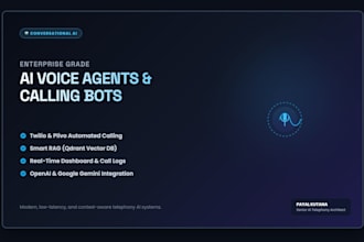 build custom ai voice agents and smart telephony bots