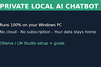 install a private local ai chatbot on your windows PC