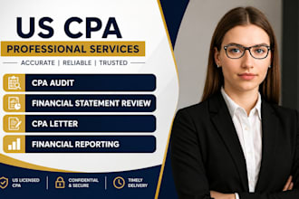 be CPA audit financials, CPA US review financial statements and CPA letter