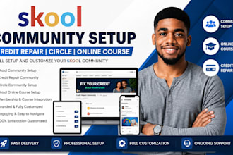 setup skool community do skool credit repair setup circle so skool online course