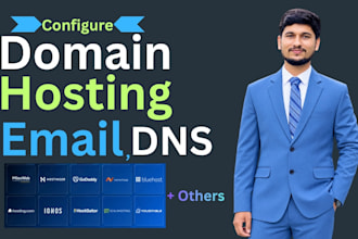 fix domain, hosting, dns, and email issues professionally