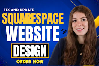 fix squarespace website, update squarespace, revamp squarespace website design