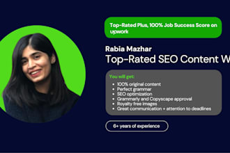 write SEO blogs and articles