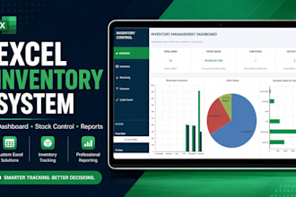 build an excel inventory management dashboard with stock tracking