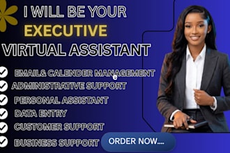 be your executive virtual assistant for business support