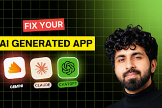 fix and improve your ai generated app or mvp