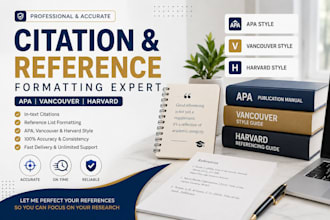 format citations and references in apa and vancouver style