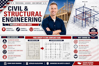 provide civil and structural engineering for missouri and kansas