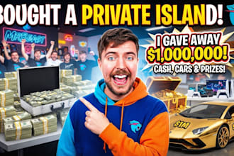 design mrbeast style viral youtube thumbnail