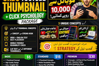 design professional video thumbnails