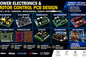 design power electronics pcb ac dc dc dc converters inverter
