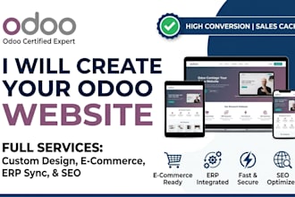 design or customize your odoo website