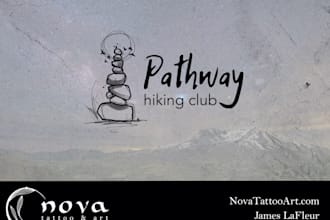 create an original hand drawn logo tailored for your business