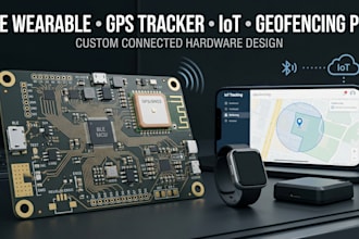 design ble, medical wearable pcb, iot, gps tracking, iot hardware and geofencing