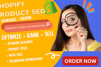 optimize shopify store website product on pages seo gempages boost sales shogun