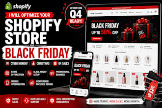 optimize your shopify store for black friday cyber monday christmas sales
